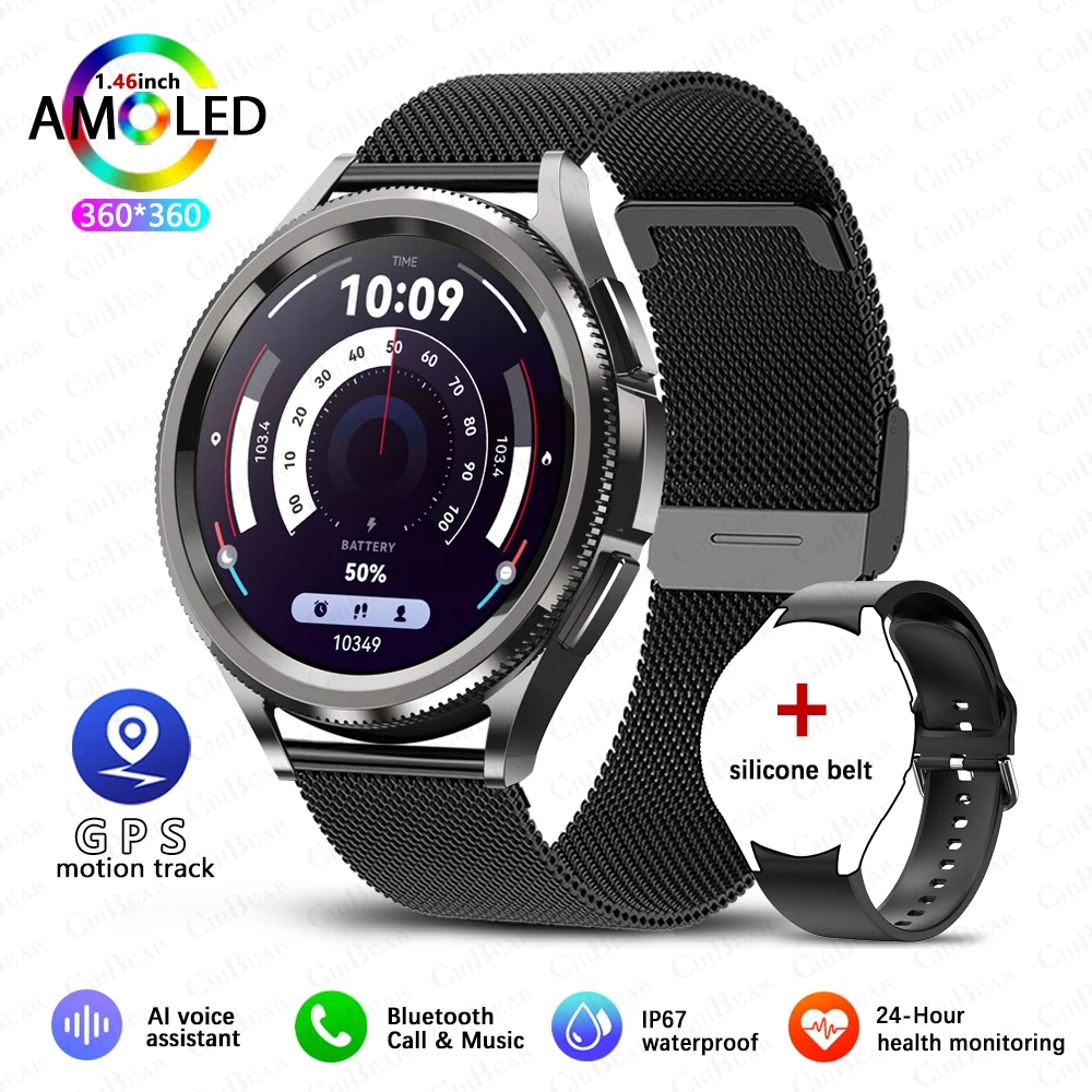 For Huawei Galaxy Watch6 Classicx  Smart Watch Mens Sports Fitness Health Heart  - £32.76 GBP