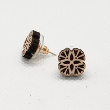 Mandala Earrings - Maple Wood - Gift for Daughter - Gift for Wife - £10.35 GBP
