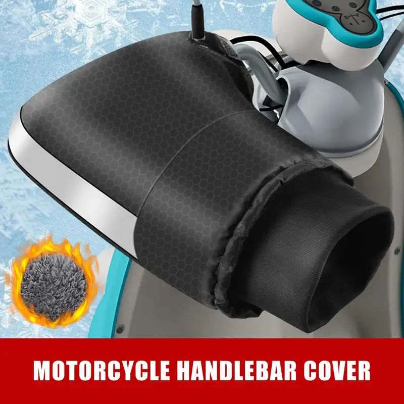1 Pair Motorcycle Handlebar Muffs Winter cycling gloves Waterproof Handle bar - £17.07 GBP+