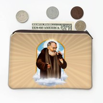 Saint Pio Of Pietrelcina Clouds : Gift Coin Purse Religious Catholic Padre Chris - £7.98 GBP