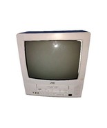 JVC TV-13143W 13 Inch 4 Head TV VCR Combo Retro Gaming Television Tested Works - $112.82