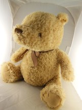 Classic Winnie The Pooh with Very Nice stitching & Embroidered Eyes 14" - £12.36 GBP