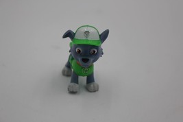 Nick Jr Paw Patrol Rocky Figure Rescue Puppy Dog PVC Cake Topper Toy  2 1/2 in - £6.21 GBP