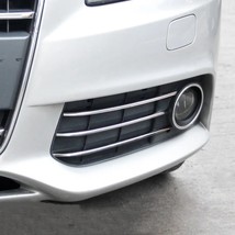 Stainless Steel Front Fog Lamp Strips Decoration Sticker Trim For  A4 B8 2009-20 - £83.97 GBP