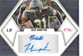 Nick Hampton 2023 Sage High Series Auto Silver Autograph #A-NH A198 - £11.62 GBP