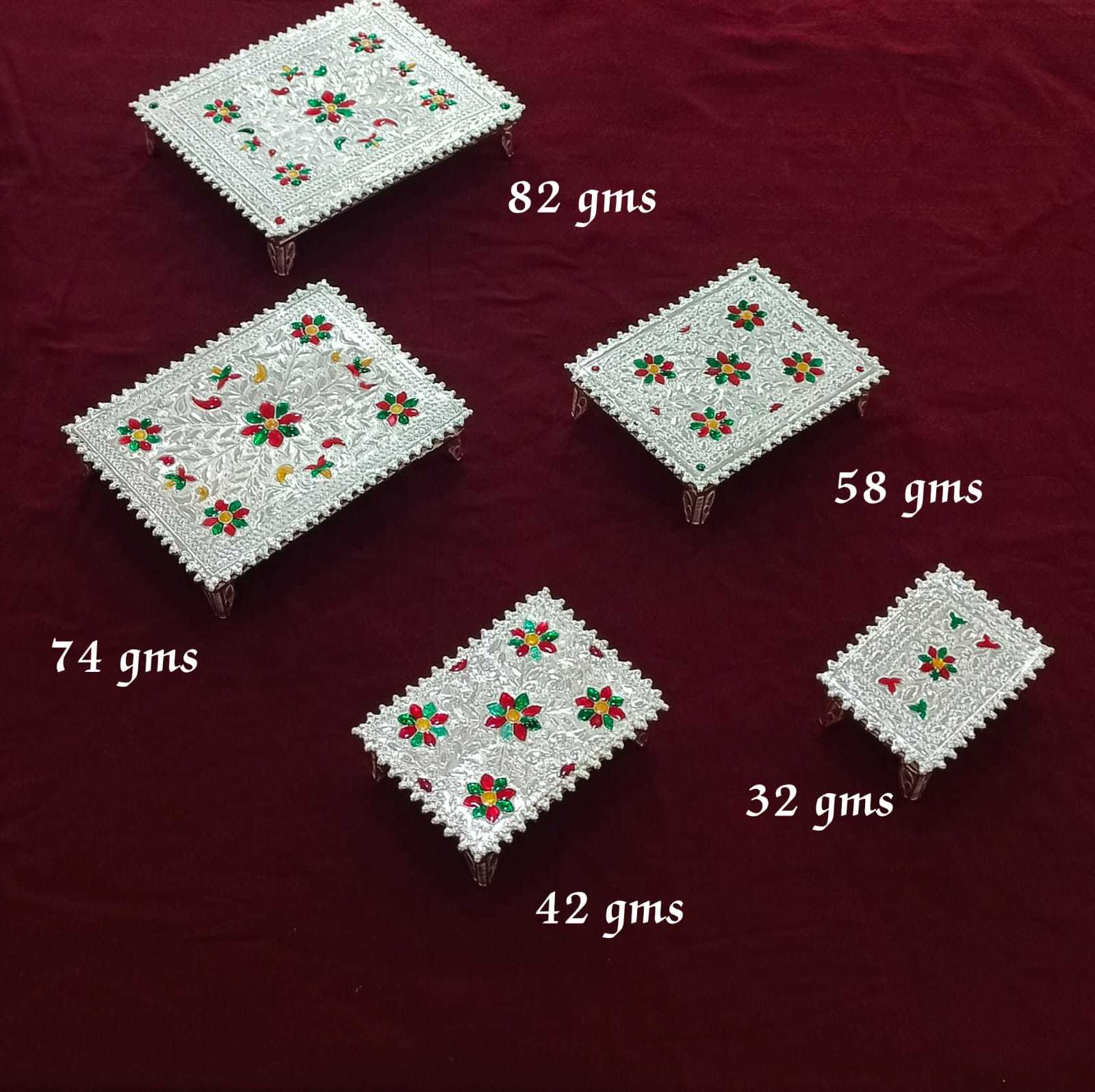 BIS HALLMARKED 925 Silver Enamel  Stand - Pure silver gift items - Return Gifts