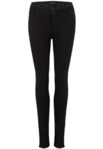 J BRAND Femmes Jean Skinny Solide Noire Taille 26W - £56.02 GBP