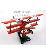 Fokker DR.1 DR.I Red Baron Triplane 1/63 Scale  Diecast Model - Daron - $42.56
