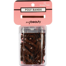 My Beauty Hair Poly Band 72 Pack Brown - £56.43 GBP