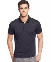 Alfani Polo Shirt Men&#39;s Small Kettle Gray Performance Stretch Moisture W... - $19.99