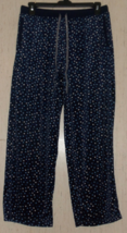 New Womens Nautica Polka Dot Super Soft Fleece Pajama Pants W/ Pockets Size Xl - £22.19 GBP