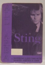 STING / THE POLICE - VINTAGE ORIGINAL CONCERT CLOTH TOUR BACKSTAGE PASS - $10.00