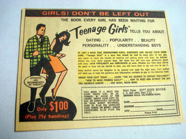 1967 Color Ad Teenage Girls Book, Gift King Books, Granada Hills, Califo... - $7.99