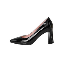 A women s pumps pointed toe high heel sexy elegant patent leather high quality 2021 new thumb200