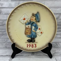 Hummel 1983 Annual Plate Mailman No 276 Goebel Germany 7.5 Inches - $15.23