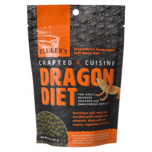 Flukers Crafted Cuisine Dragon Diet Adults 6.75 oz Flukers Crafted Cuisine Drago - £13.63 GBP