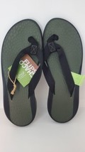 Chaco Fathom Black Green Ecco Tread Flip Flop Shoes Womens Size 8 New - £31.32 GBP