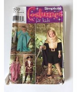 Simplicity Costume 0503 sz A 3-8  Andrea Schewe Princess Knight Kids UNCUT - $13.43 CAD