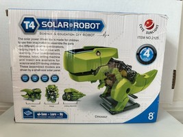 T4 Solar Robot Dinosaur Kit - STEM Model Build Toys Learning Games - £13.55 GBP