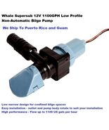 Whale Supersub 12V 1100GPH Low Profile Non-Automatic Bilge Pump SS1012 - $78.00 CAD