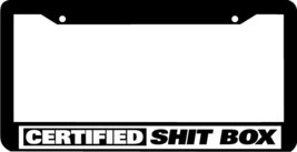 CERTIFIED SH1T BOX License Plate Frame jdm - £5.51 GBP