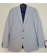 Tommy Hilfiger Blue White Stripe Cotton Stretch Jacket Sport Coat Blazer... - $137.03 CAD