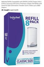 Babyfeel Refills for DEKOR PLUS Diaper Pails, 8 Pack - $39.48