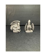 Paint Your Own Dragon Figures, Set of 2, 3&quot; Resin, DIY Decor, Fantasy Cr... - $301.06 MXN