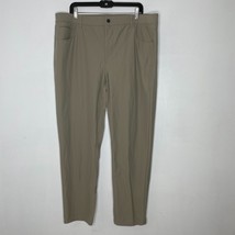 Johnnie-O Prep-Formance Pants Mens 40 x 30 Khaki Performance Golf Stretch - $36.00