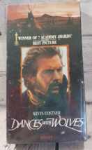Dances with Wolves (VHS, 1990) Tape Movie Kevin Costner SEALED w/  DAMAG... - £5.05 GBP