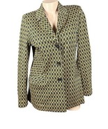 CAbi Kensington Proper Standout Medallion Blazer Jacket 3372 Mustard &amp; B... - $42.56