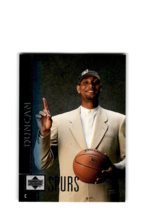 1997-98 Upper Deck Tim Duncan San Antonio Spurs Rookie Card RC 114 - £3.91 GBP