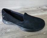Skechers On the Go Walking Shoes Sneaker Leather Black Comfy Women Size ... - $27.61