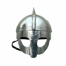 Medieval Viking Mask Helmet Deluxe Mask Warrior Armor Helmet Reenactment Sca - £82.77 GBP