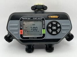 Melnor 73280 Digital Water Electronic Hose Timer, 4 Zone, Black/Gray - $56.33 CAD
