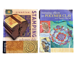Books 2 Stamping in Polymer Clay Effects Jewelry Home Decor Projects Tutorials - £11.10 GBP