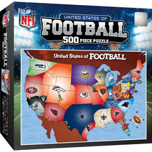 NFL Football Map Puzzle 500 Piece - $966.51 MXN