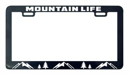 Mountain Life Adventure Hiking Camping license plate frame tag holder - £5.50 GBP