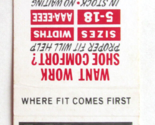 Red Wing Shoe Store - Spokane, Washington 20 Strike Matchbook Cover Matc... - $1.50
