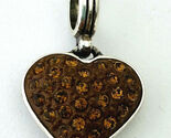 Brighton Cupid's Kiss Topaz Heart Charm J9723D, New - $21.85