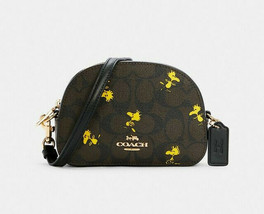 Coach X Peanuts Mini Serena W/ Woodstock Print Crossbody Pouch ~NWT~ C4587 - £136.34 GBP