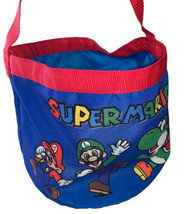 Super Mario Officially Licensed Bag Luigi Toad Yoshi Nintendo GUC - $24.26