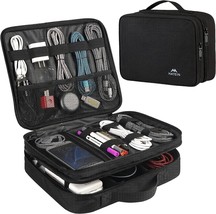 The Matein Cable Organizer Bag, Large Travel Storage Bag Durable Tool, B... - £28.29 GBP
