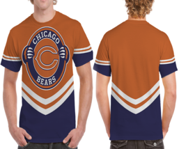 Chicago Bears American Football  Mens Printed T-Shirt Tee - $14.53+