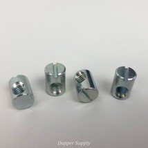 (Lot of 4) Ikea Cross Dowel Nut Sleeve Part # 104895  - $8.41