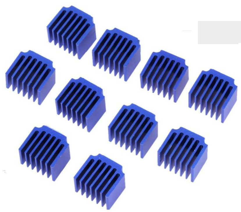10pcs Aluminum Stepper Motor Driver Cooling Block Premium Heatsink for T... - $6.83