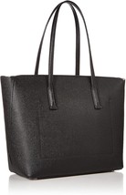 Kate Spade Margaux Black Leather Large Tote Bag Charm PXRUA226 NWT $298 MSRP - £118.34 GBP