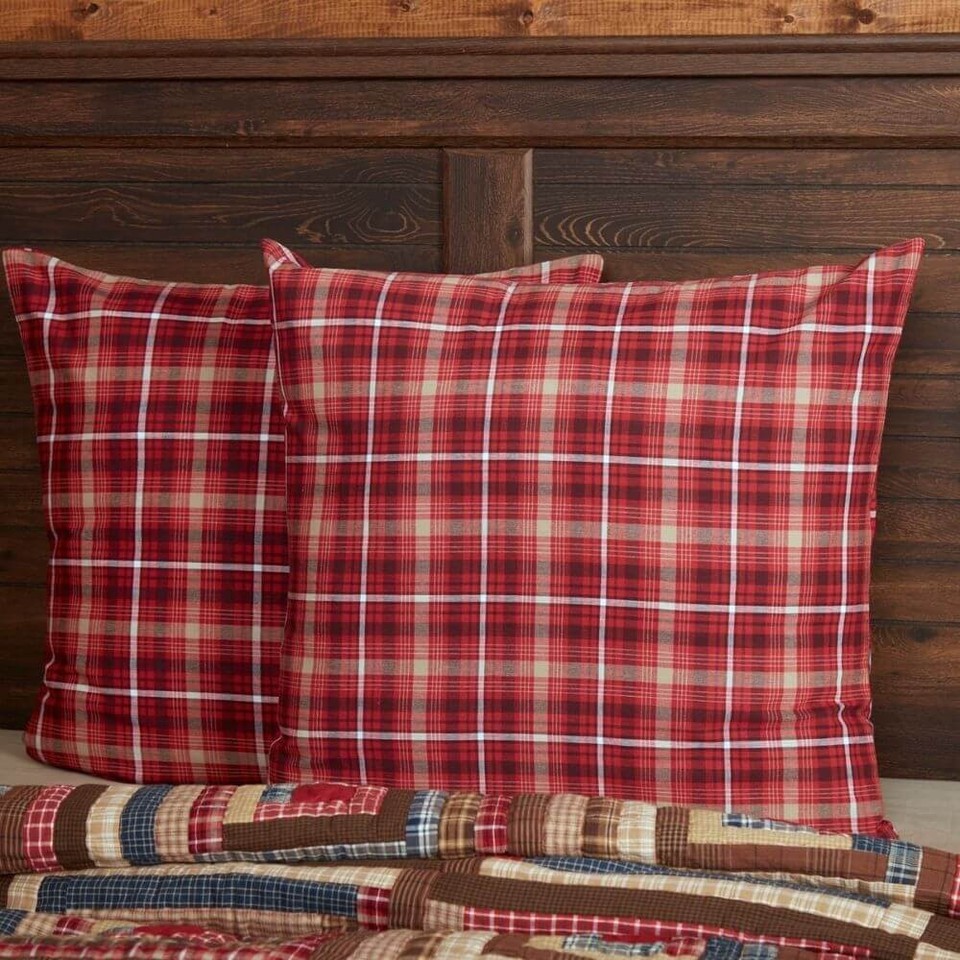 Rustic Heritage Plaid Euro Sham - $62.03