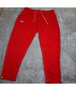 Men&#39;s UA Warm Up Team Pants Red Under Armour Running Gym 2XL - $30.96