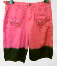 NWT DA-NANG RASBERRY OMBRE SILK BLEND Bermuda Shorts  XS - $1,670.36 MXN